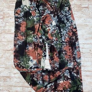 Tie Dye Micro Fleece Jogger With Pockets XL Very Soft